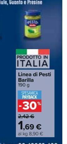 Carrefour Market Linea di pesti barilla offerta