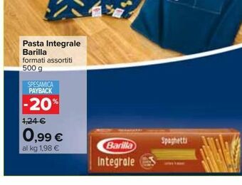Carrefour Iper Pasta integrale barilla offerta