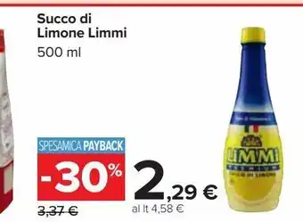 Succo di limone limmi