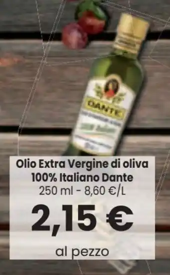 Dante Olio Extra Vergine di oliva 100% Italiano 250 ml
