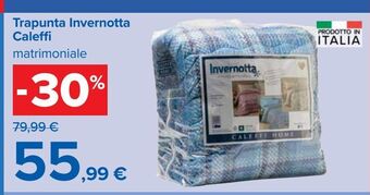 Carrefour Market Trapunta invernotta caleffi offerta