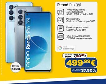 Euronics Oppo reno6 pro 5g offerta