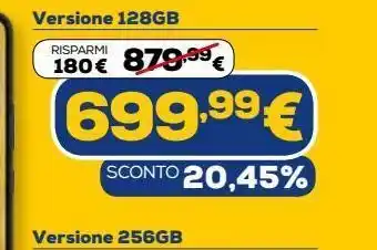 Euronics Samsung smartphone galaxy s22 versione 128gb offerta