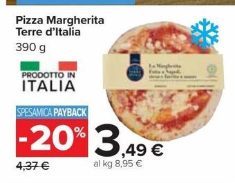 Carrefour Market Pizza margherita terre d'italia offerta