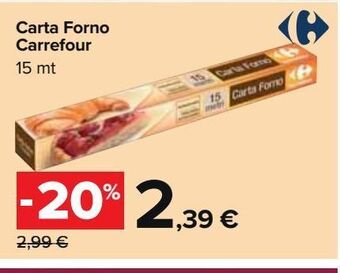 Carrefour Market Carta forno carrefour offerta