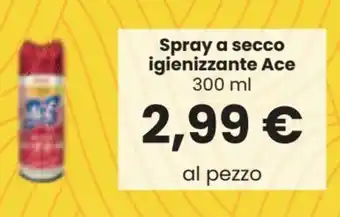 Interspar Ace Spray a secco igienizzante 300 ml offerta