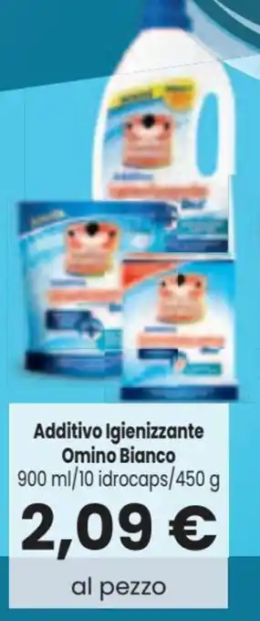 Interspar Omino Bianco Additivo igienizzante 900 ml/10 idrocaps/450 g offerta