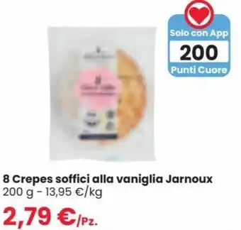 Interspar Jarnoux 8 Crepes soffici alla vaniglia 200 g offerta
