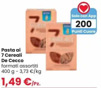Interspar De Cecco Pasta ai 7 Cereali 400 g offerta