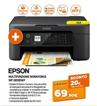 Expert Epson WorkForce WF-2810DWF offerta