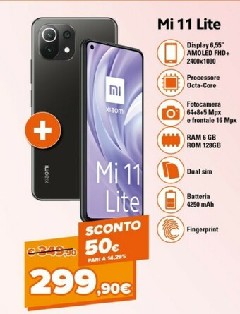 Expert Xiaomi Mi 11 Lite offerta