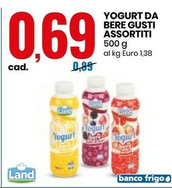 Land Yogurt Da Bere 500 G