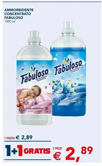 Esselunga Fabuloso Ammorbidente Concentrato 1300 Ml offerta
