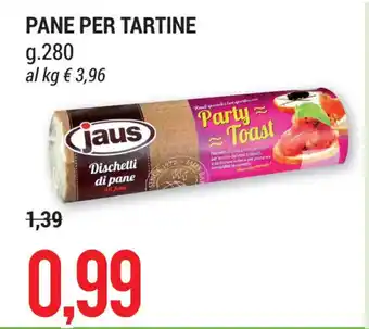 Jaus Pane per Tartine 280 g