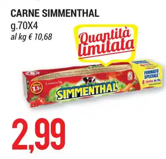 Hardis Simmenthal Carne 70 g x 4 offerta