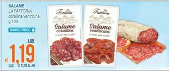 MD Discount La Fattoria Salame Corallina / Ventricina offerta