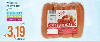 MD Discount Recla Wurstel Servelade Senza Glutine Senza Lattosio offerta