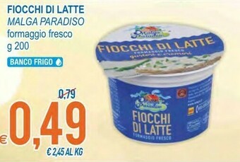 MD Discount Malga Paradiso Fiocchi Di Latte Formaggio Fresco offerta
