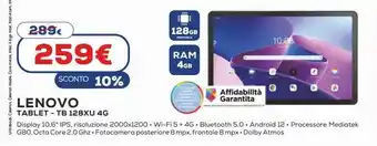 Euronics Tablet tb128xu 4g zaan0125se offerta