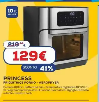 Euronics Princess friggitrice forno - aerofryer offerta