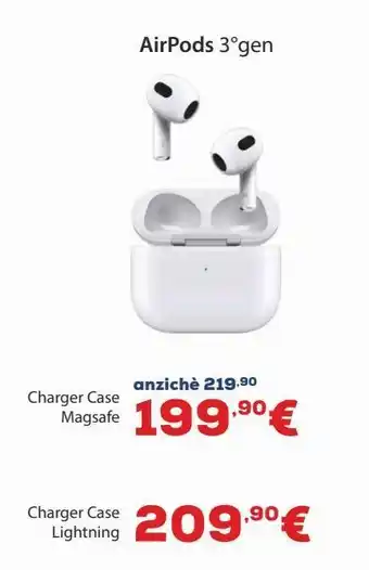 Euronics Airpods 3 magsafe mme73ty/a offerta