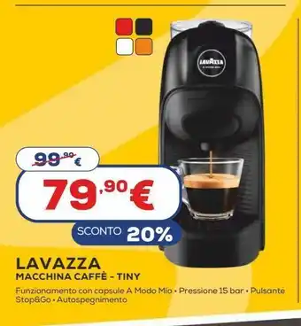 Euronics Macchina caffe' tiny black offerta
