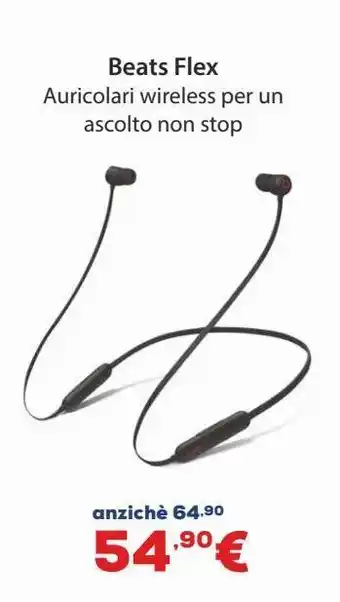 Euronics Auricolari beats flex wir. mymc2zm/a offerta