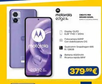 Euronics Motorola edge 30 edge offerta