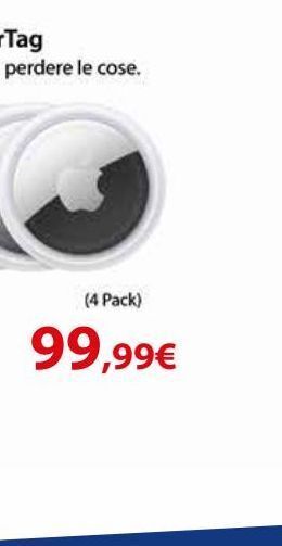 Euronics Airtag 4 pack offerta