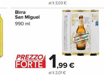 Carrefour Iper Birra san miguel offerta