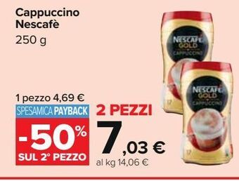 Carrefour Iper Cappuccino nescafè offerta