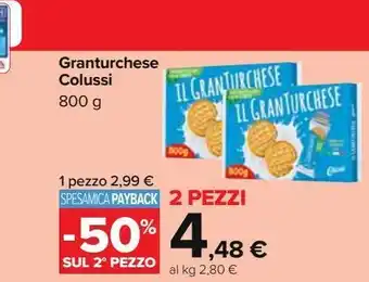 Carrefour Iper Granturchese colussi offerta