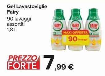Carrefour Iper Gel lavastoviglie fairy offerta