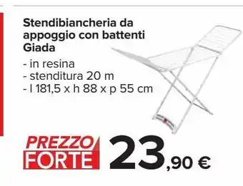Carrefour Iper Stendibiancheria da appoggio con battenti giada offerta