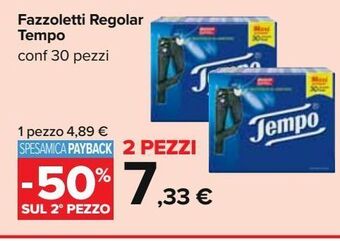 Carrefour Iper Fazzoletti regolar tempo offerta