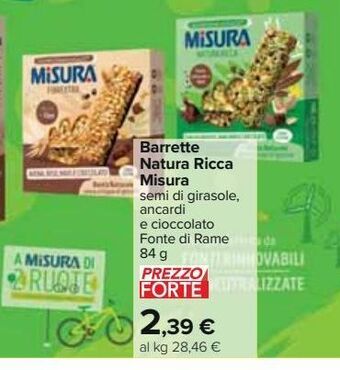 Carrefour Iper Barrette natura ricca misura offerta
