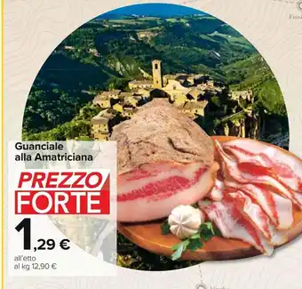 Carrefour Market Guanciale alla amatriciana offerta