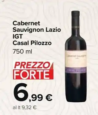 Cabaernet sauvignon lazio igt casal pilozzo
