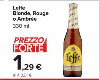 Carrefour Market Leffe blonde, rouge o ambreè offerta