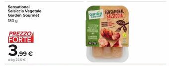 Carrefour Market Sensational salsiccia vegetale garden gourmet offerta
