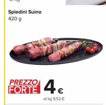 Carrefour Market Spiedini suino offerta