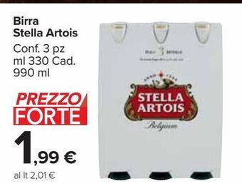 Birra stella artois