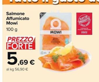 Carrefour Market Salmone affumicato mowi offerta