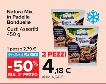 Carrefour Market Natura mix in padella bonduelle offerta