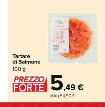 Carrefour Market Tartare di salmone offerta