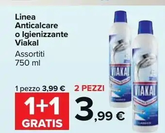 Carrefour Market Linea anticalcare o igienizzante viakal offerta
