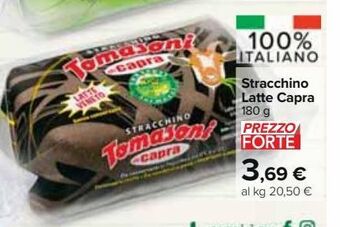 Carrefour Market Stracchino latte capra offerta
