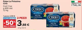 Carrefour Market Polpa la finissima cirio offerta