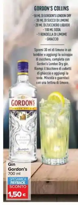 Carrefour Market Gin gordon's offerta