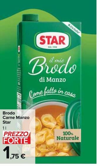Carrefour Market Brodo carne manzo star offerta